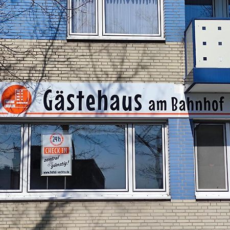 Gaestehaus Am Bahnhof, Self-Check-In Фехта Екстер'єр фото